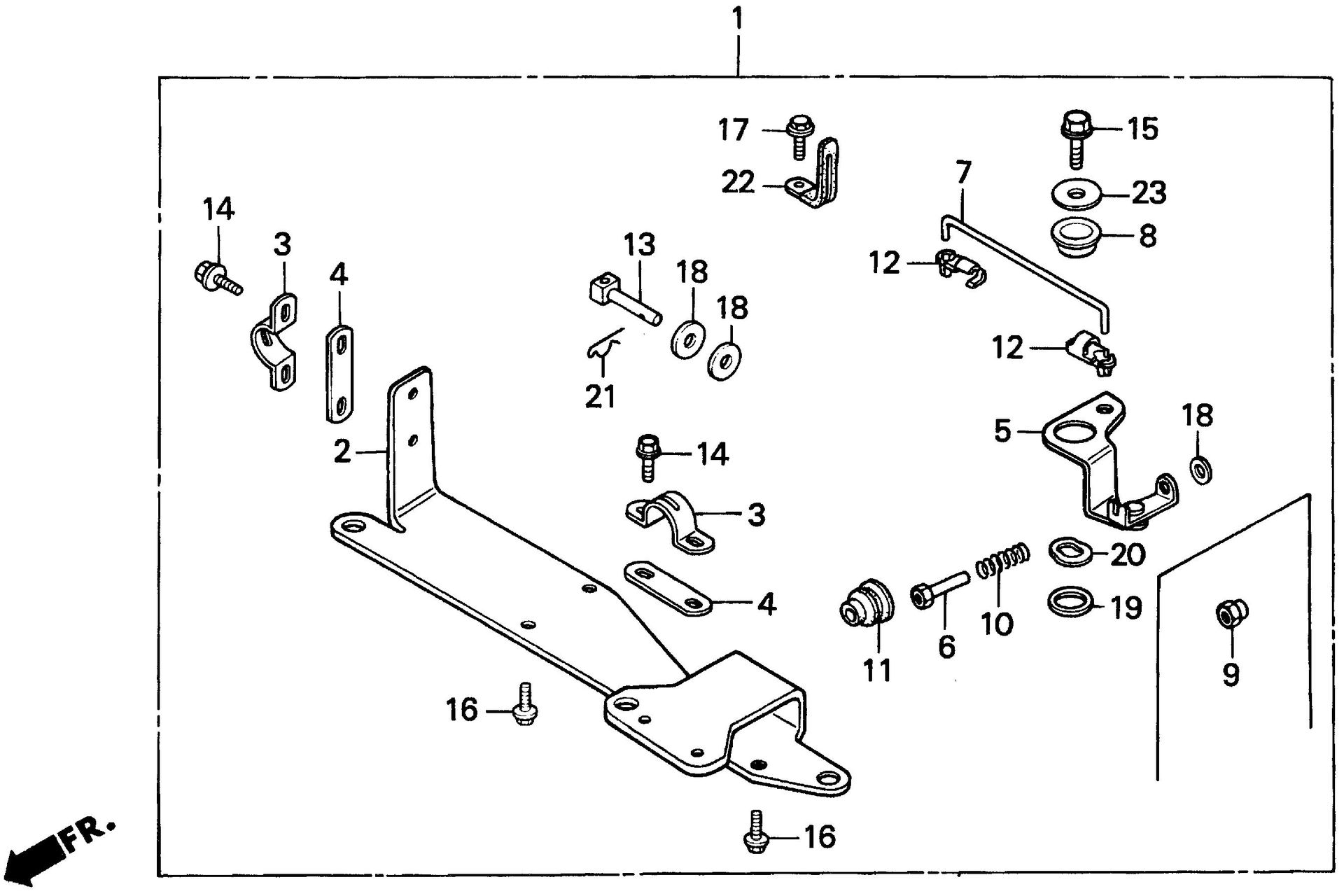 BF50 BF50F remote control kit exploded parts diagram with numbered part references