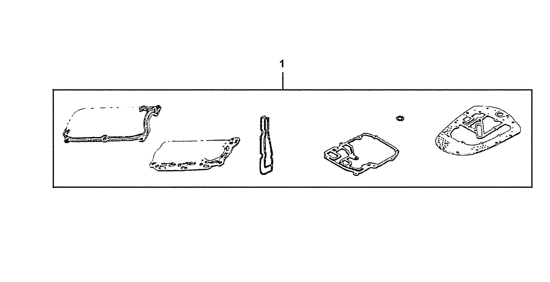 BF40 BF40A2 gasket kit (short block & head assy.) exploded parts diagram with numbered part references
