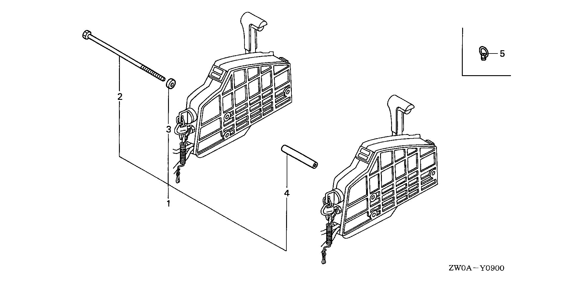 BF75 BF75A6 bolt kit exploded parts diagram with numbered part references