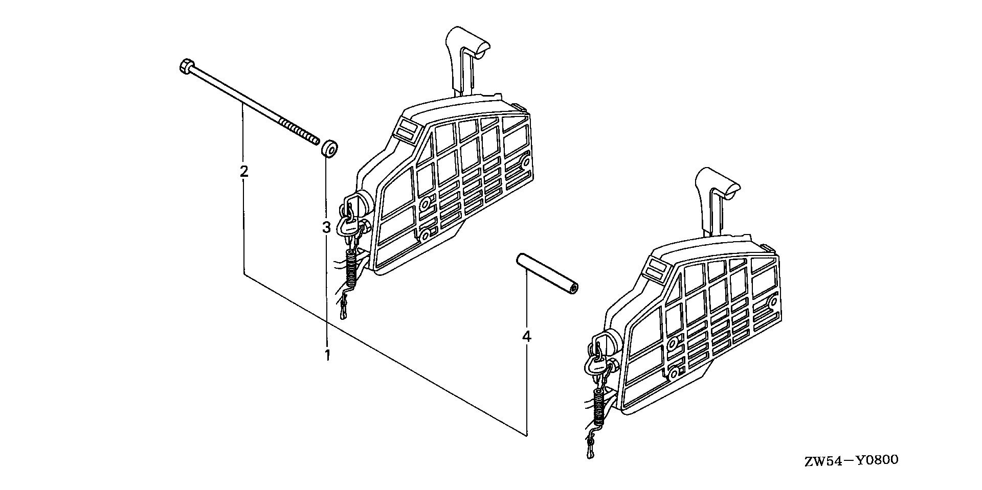 BF130 BF130A1 bolt kit exploded parts diagram with numbered part references