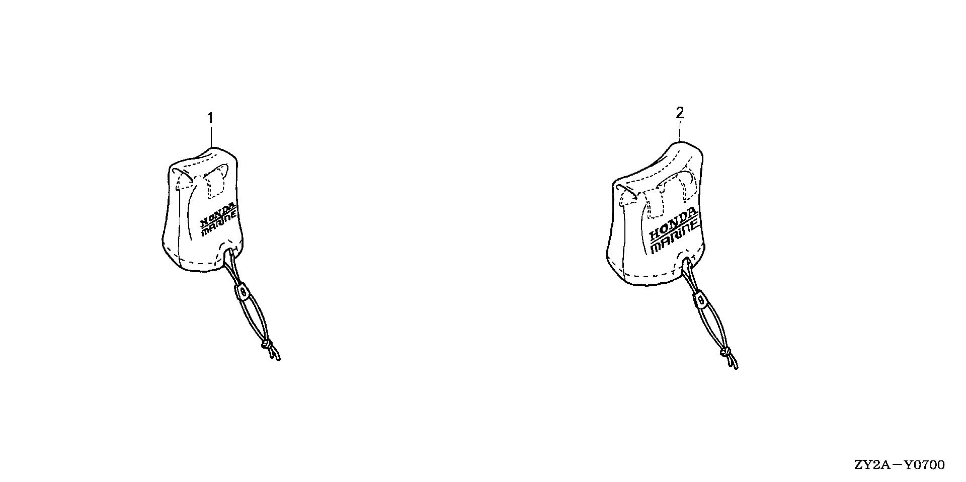 BF225 BF225A6 remote control cover kit exploded parts diagram with numbered part references