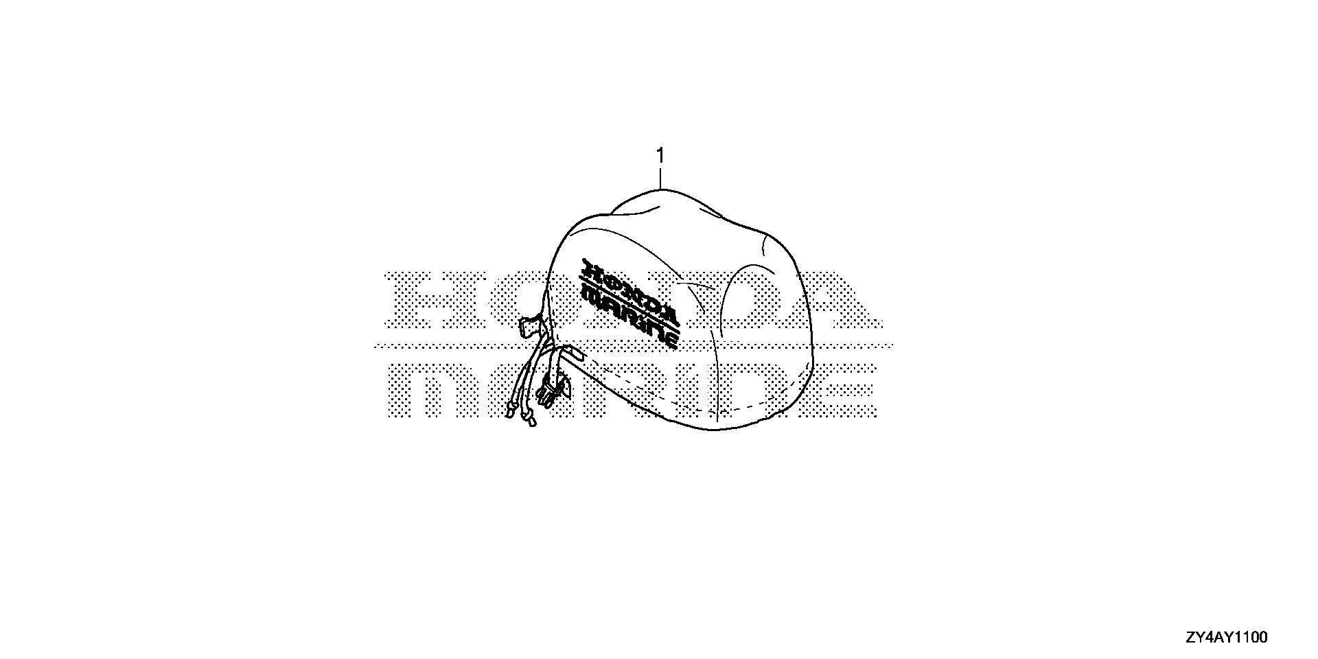 BF225 BF225AK3 engine cover exploded parts diagram with numbered part references