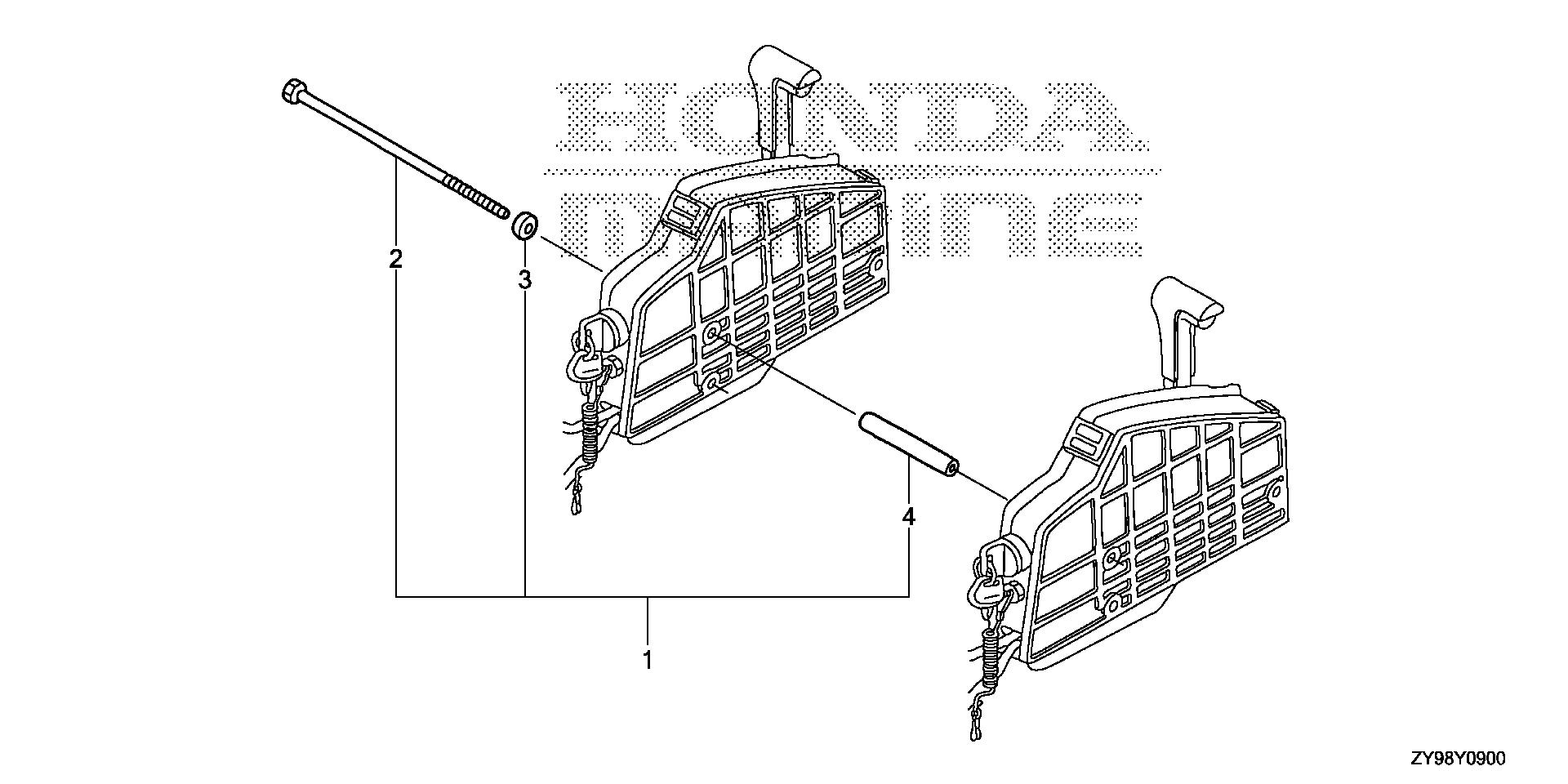 BF75 BF75DK4 bolt kit exploded parts diagram with numbered part references