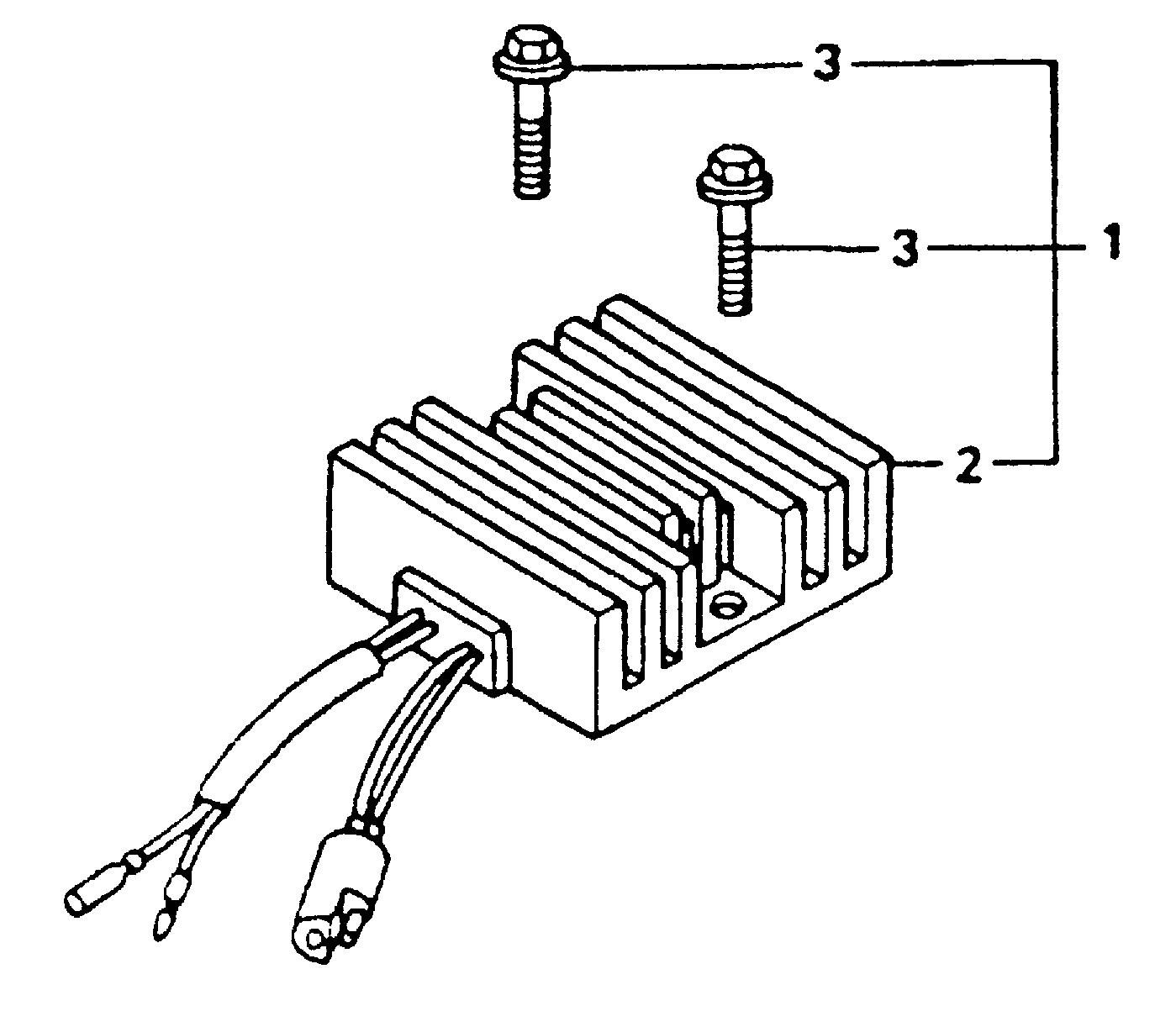 BF9 BF9.9AK rectifier kit exploded parts diagram with numbered part references