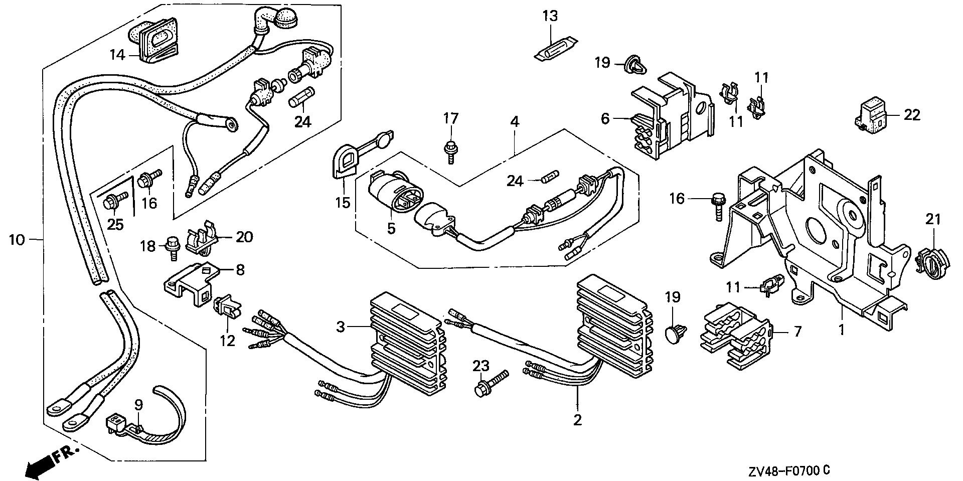 BF9 BF9.9AX regulator exploded parts diagram with numbered part references