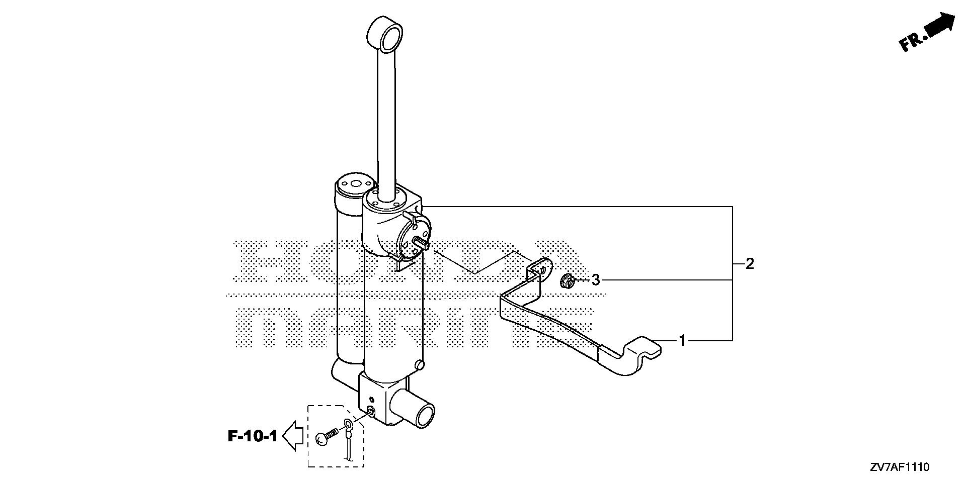 BF30 BF30DK2 damper exploded parts diagram with numbered part references