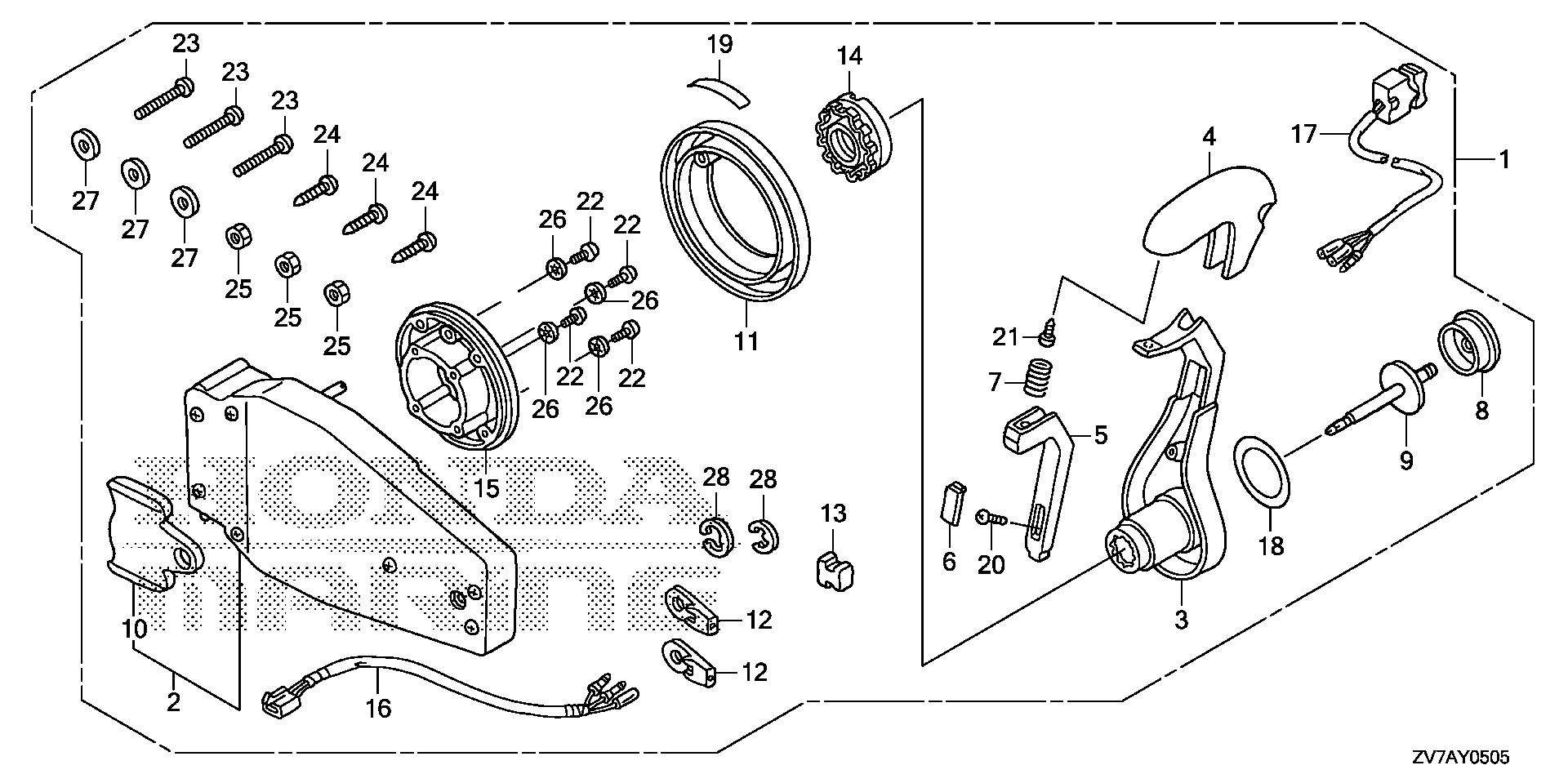 BF30 BF30DK2 remote control (flush    mount type) (l.) exploded parts diagram with numbered part references