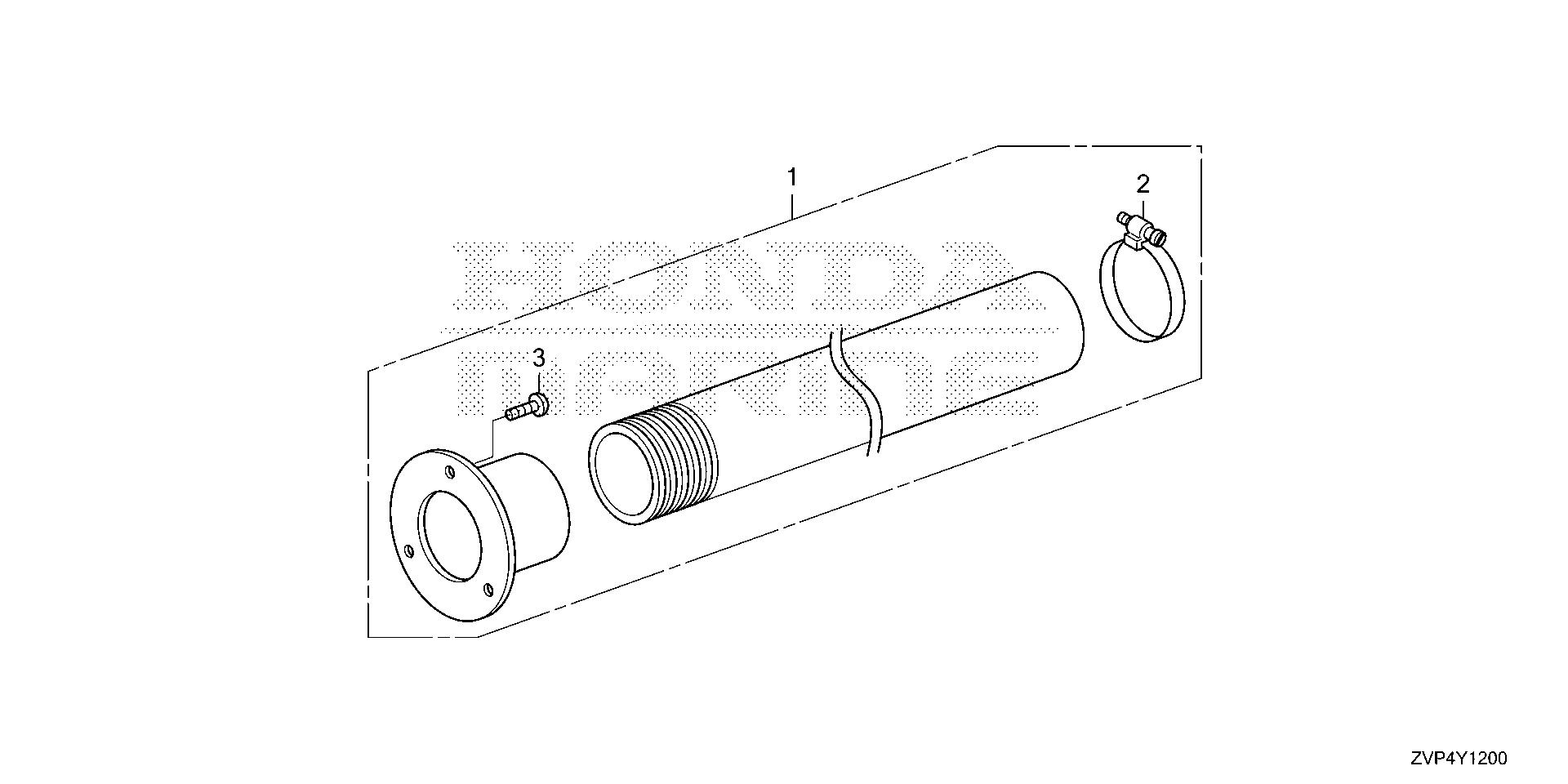 BF350 BF350A rigging hose kit exploded parts diagram with numbered part references