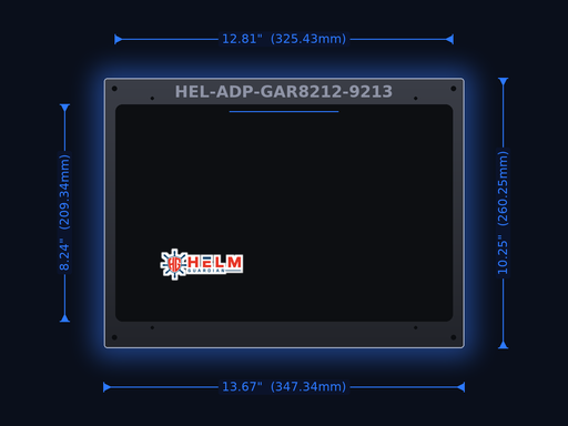 Helm Guardian Adapter Plate | Garmin 8212 to 9213
