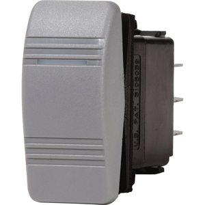 Blue Sea 7944 Contura III Switch SPDT - (ON)-OFF-ON - Grey
