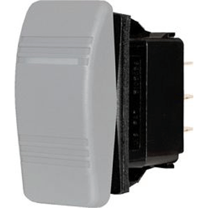 Blue Sea 8221 Water Resistant Contura III Switch - (ON)-OFF-ON - Grey